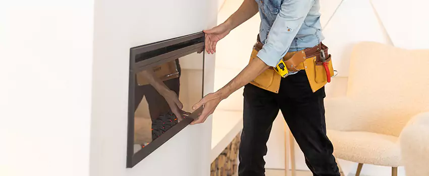 Metal Fireplace Installation in Washington, Utah
