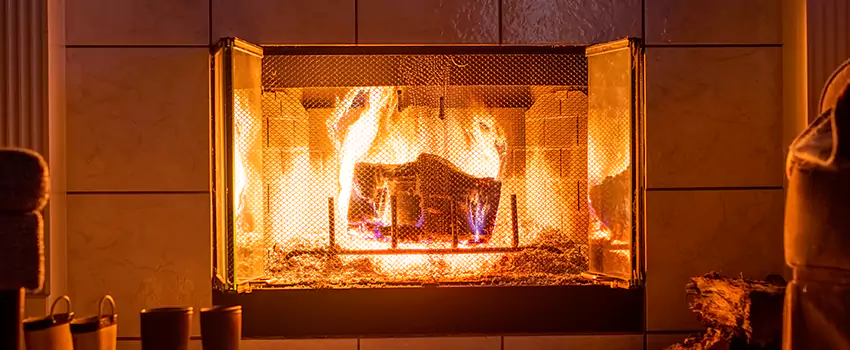 Mendota Hearth Landscape Fireplace Installation in Washington, Utah