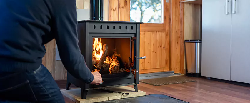 Open Hearth Wood Fireplace Installation in Washington, UT