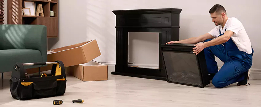 Old Rusted Metal Fireplace Repair And Replacement in Washington, UT
